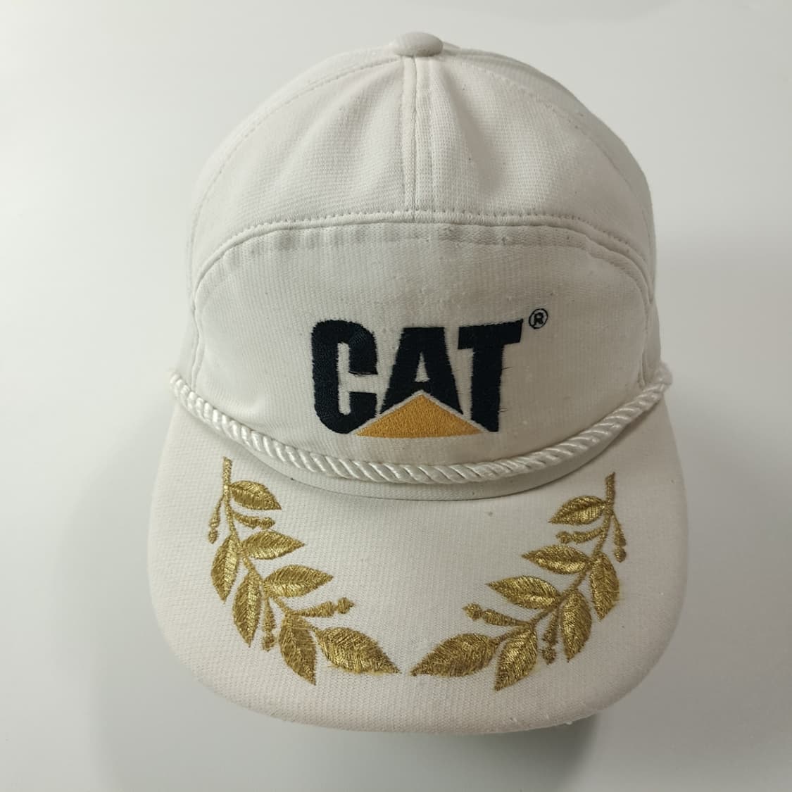 CJ551 CAT 월계수 로프 화이트 90s 스냅백 볼캡 모자 상품이미지2