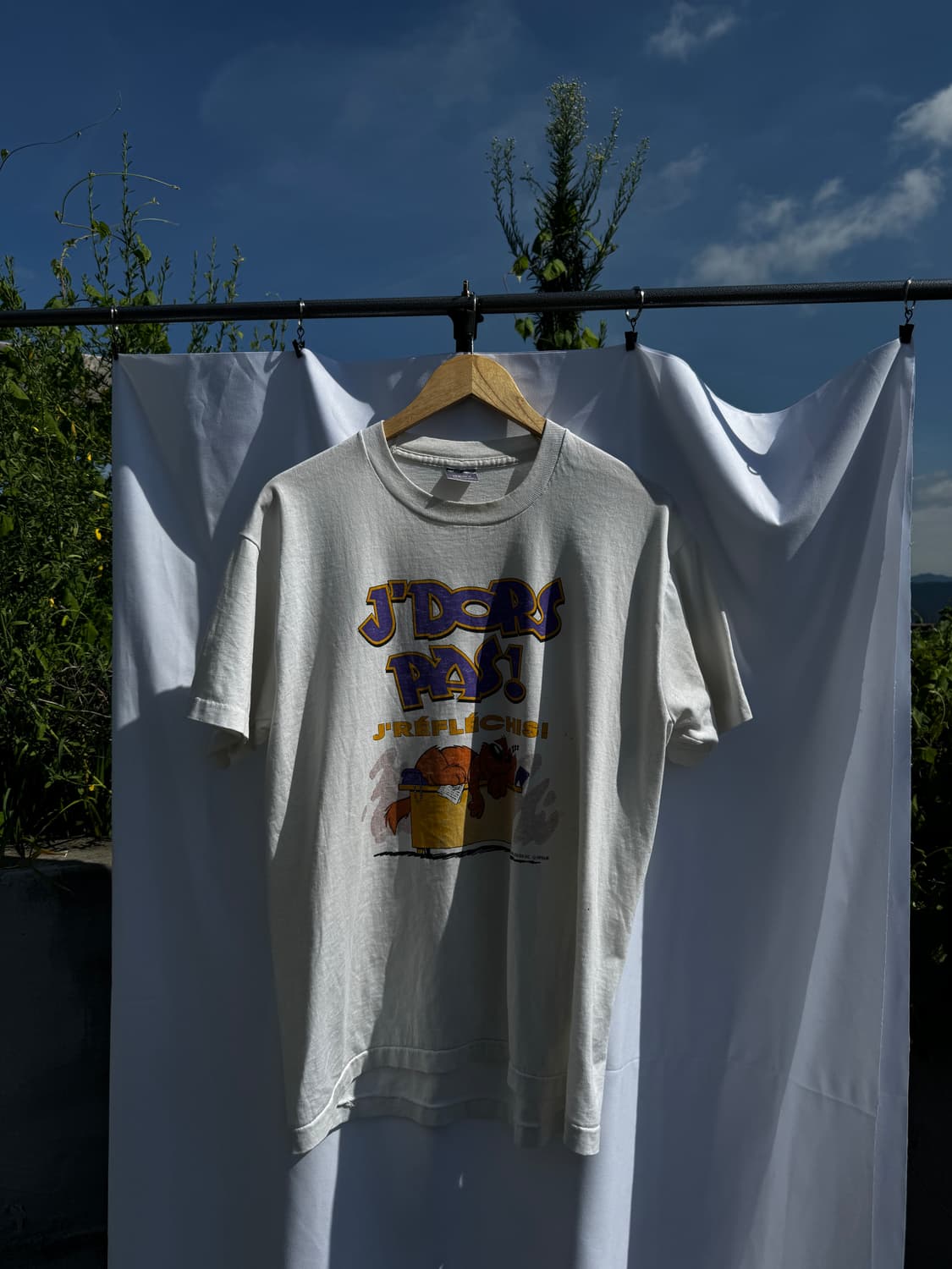 90s USA Fruit of the Loom 빈티지 프린팅 티 L 상품이미지1