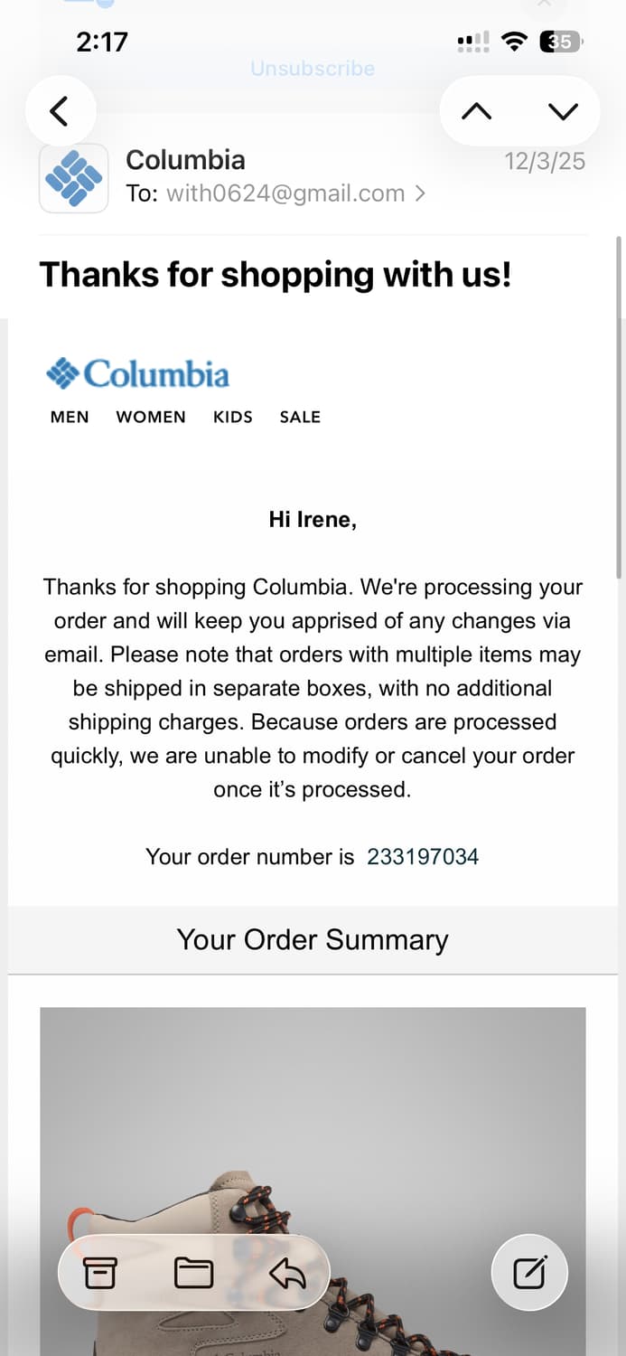 컬럼비아 뉴튼 알파인 등산화  290mm 새상품 상품이미지7