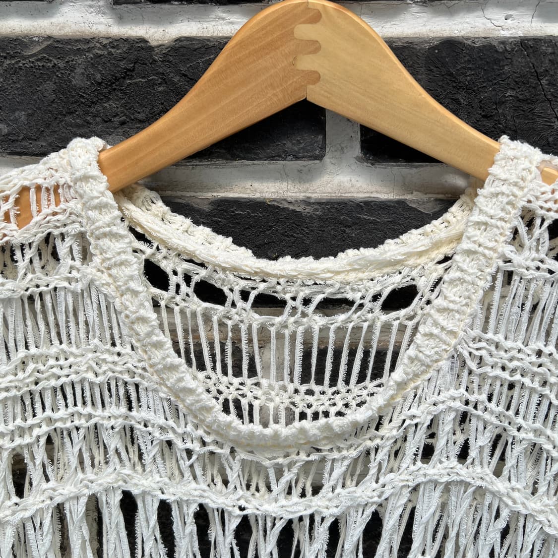 프린지 크로쉐 니트 상품이미지2