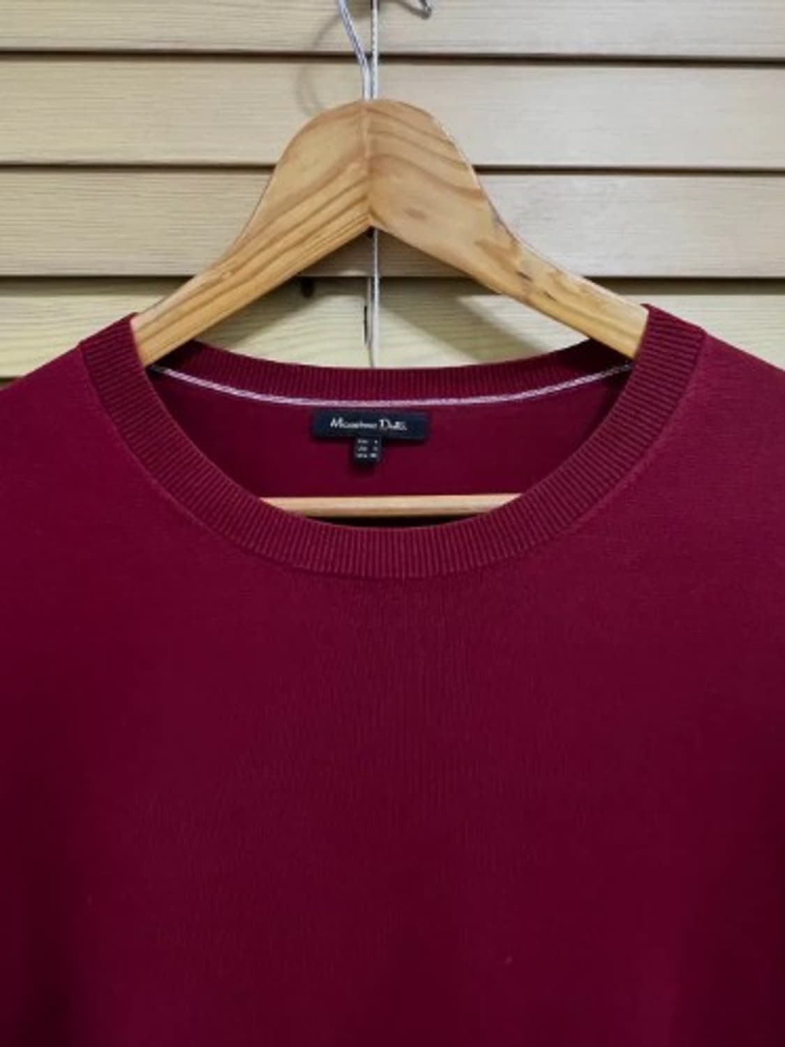 마시모뚜띠 여성 버건디긴팔니트 85 상품이미지1