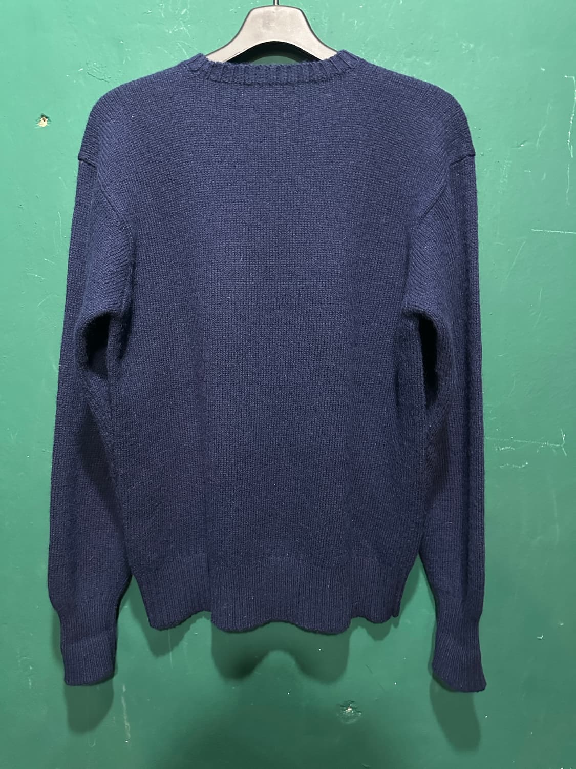 90s 폴로 셔틀랜드울 네이비 니트95 상품이미지2