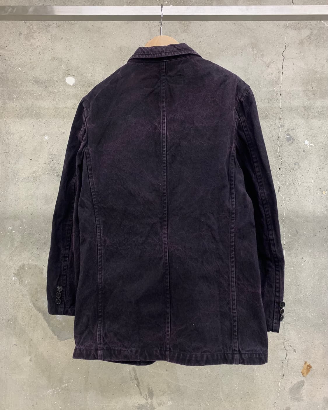 Comme des Garcons 꼼데가르송 옴므 딥퍼플 코튼 블레이저 상품이미지7