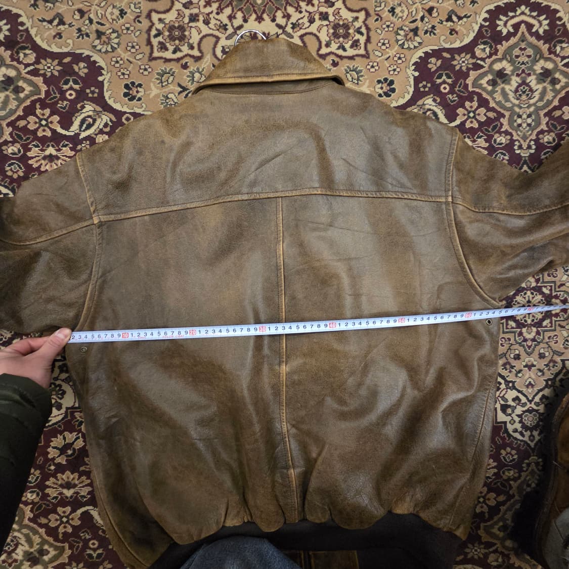 엘엘빈 a2 레더 자켓 xl 고트스킨 상품이미지5