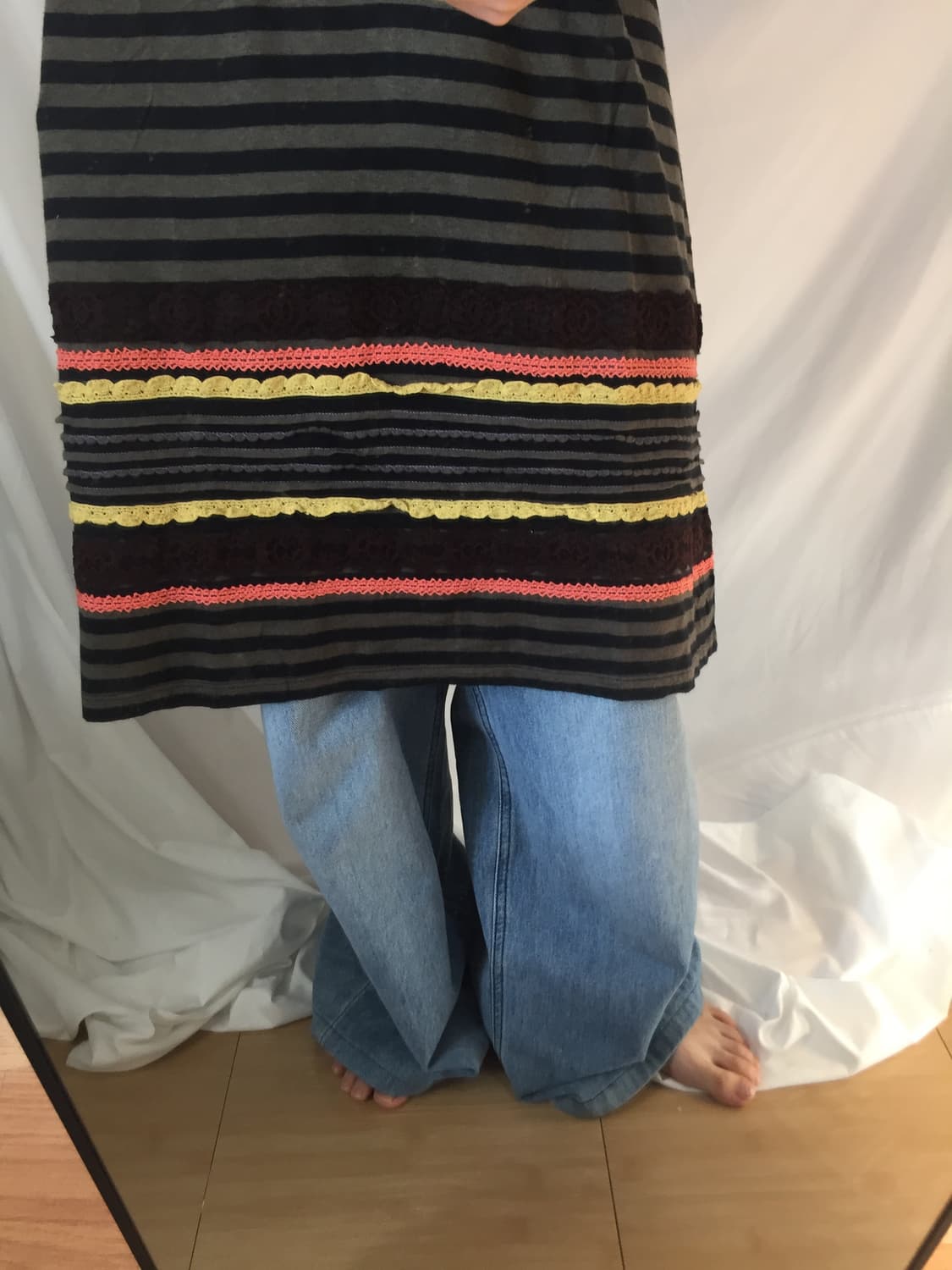 모리걸 하구미 레이어드 원피스 상품이미지6