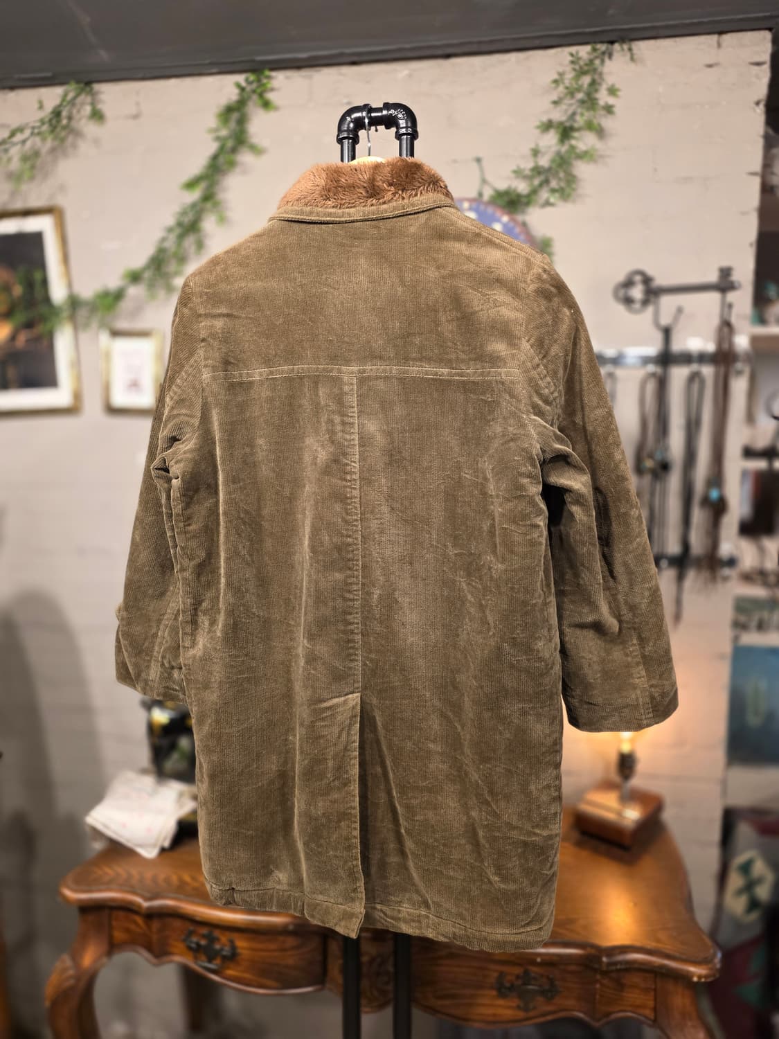 코듀로이 안감 퍼 코트 (F592) 상품이미지3