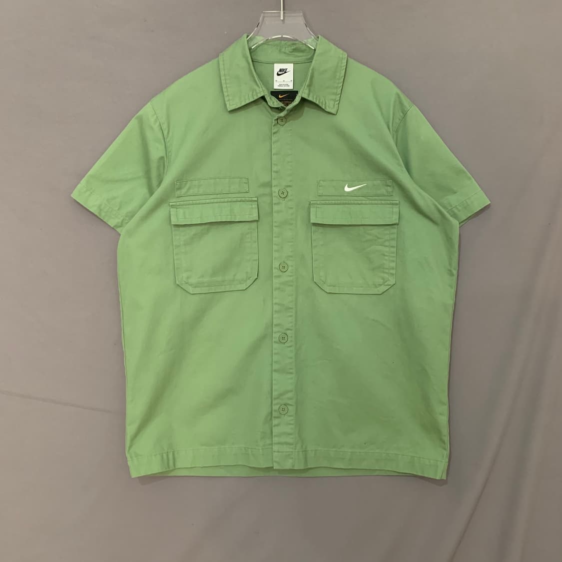 M 나이키 라이프 우븐 밀리터리 더블 포켓 반팔 셔츠 상품이미지2