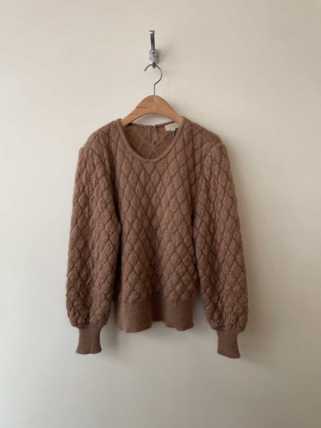 vintage mocha argyle knit 상품이미지1
