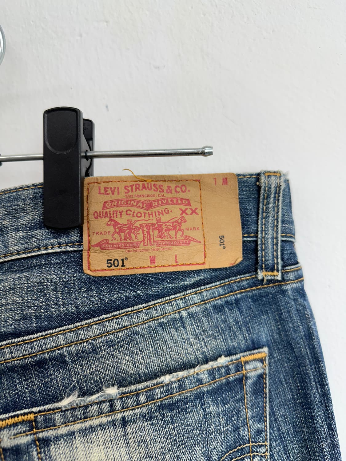 Levi’s 2000s Heritage Distressed 501 Den 상품이미지7