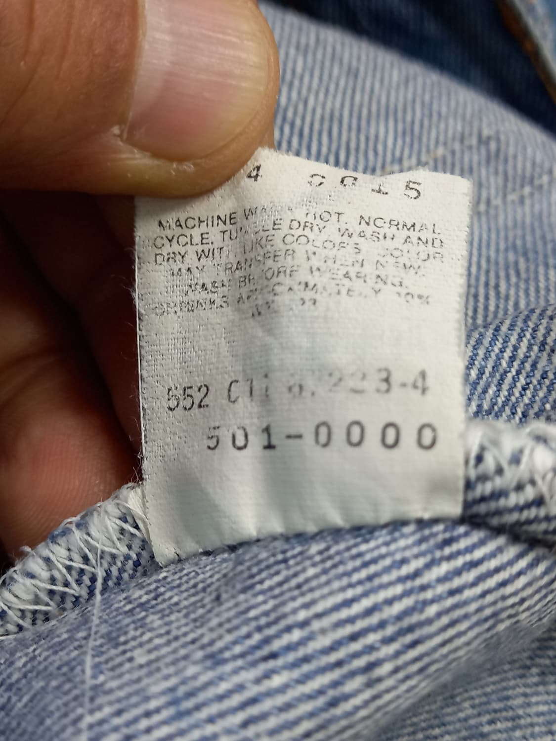 35 90's 리바이스501 USA RedPont 일자진 35-228 상품이미지9