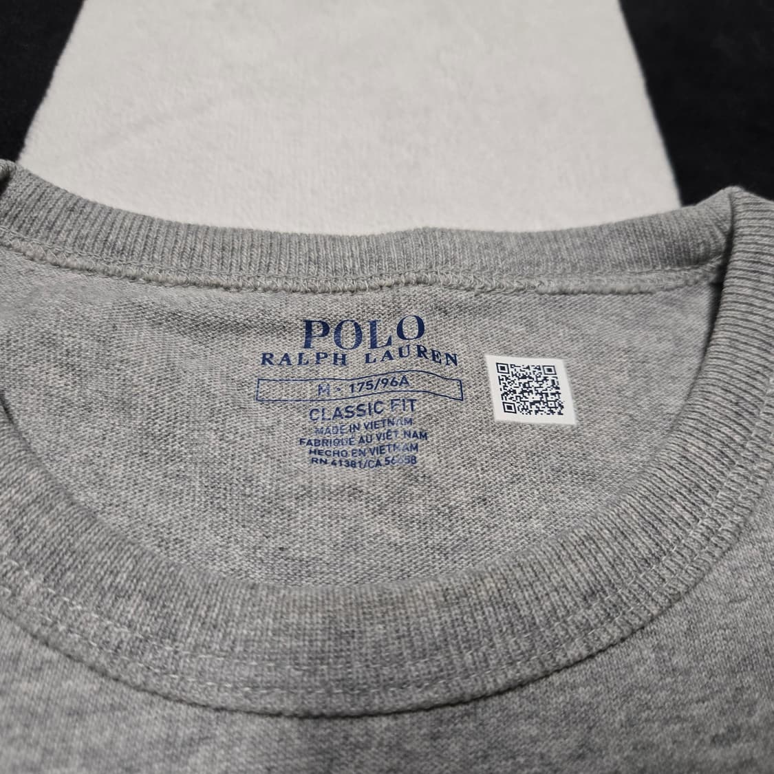 M 폴로랄프로렌 클래식 헤비웨이트 반팔티셔츠 그레이 상품이미지3