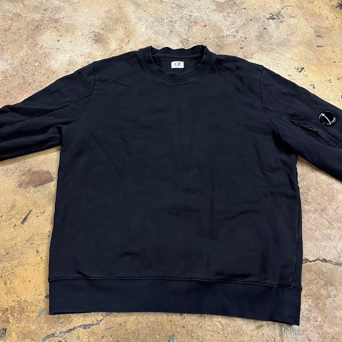 [정품/XXL] C.P.컴퍼니 렌즈 맨투맨 블랙 b14 상품이미지3