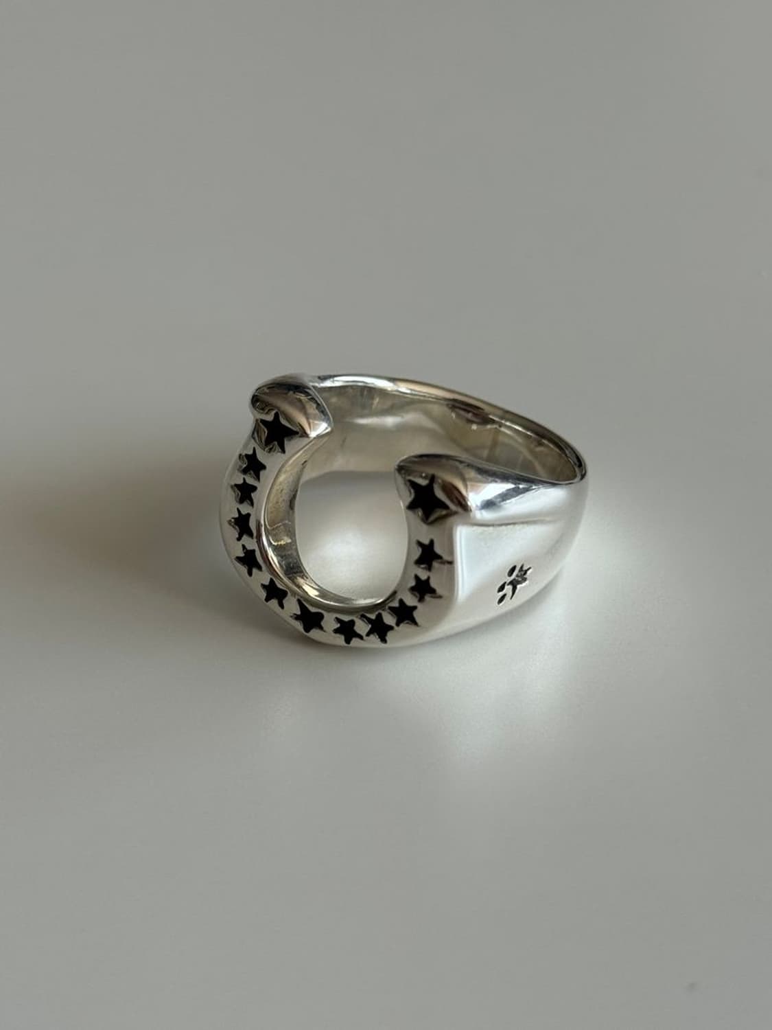 THICK STAR RING 두꺼운 별 고리 상품이미지4