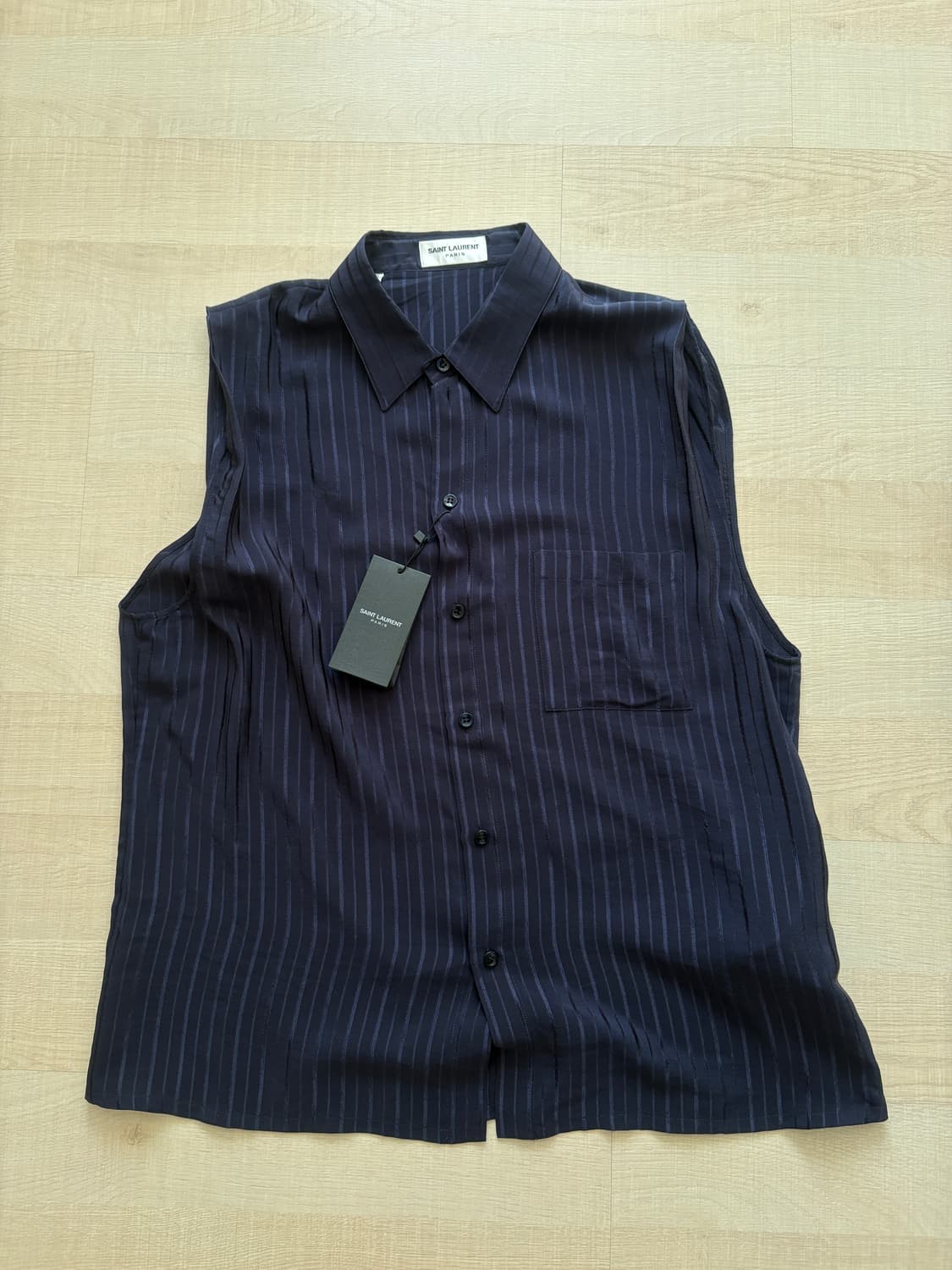 생로랑 슬리브리스 셔츠 39 새상품 상품이미지1