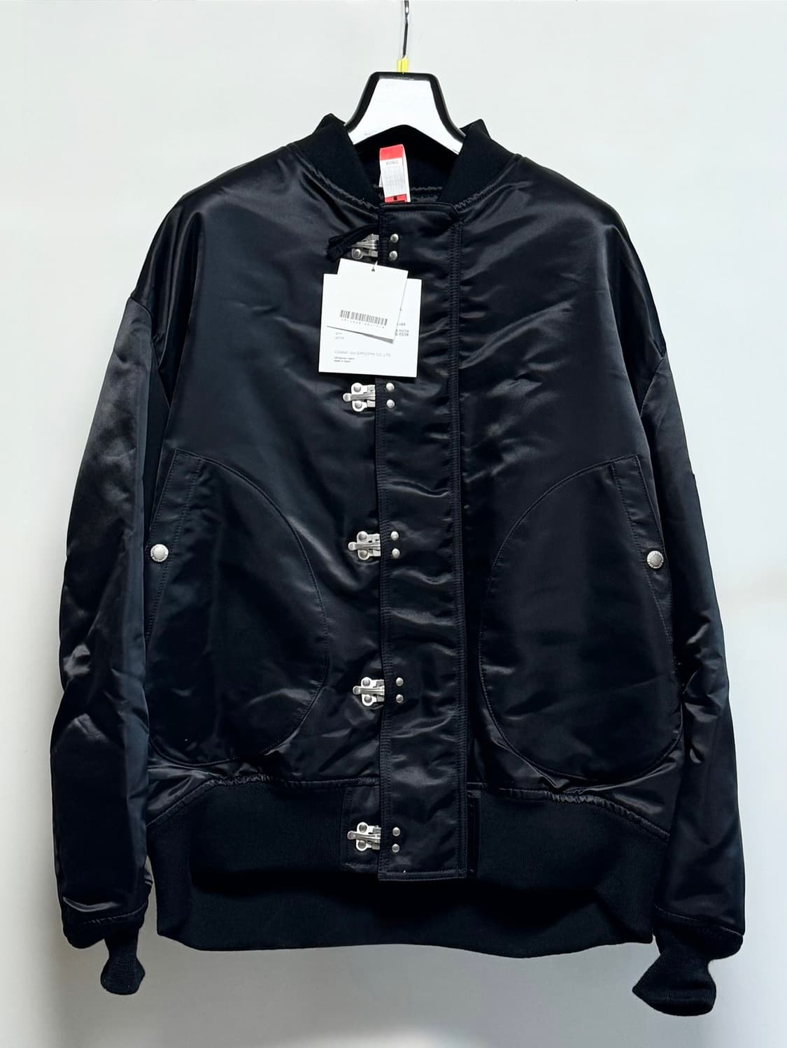 L) 꼼데가르송 옴므 사틴 봄버 자켓 상품이미지2