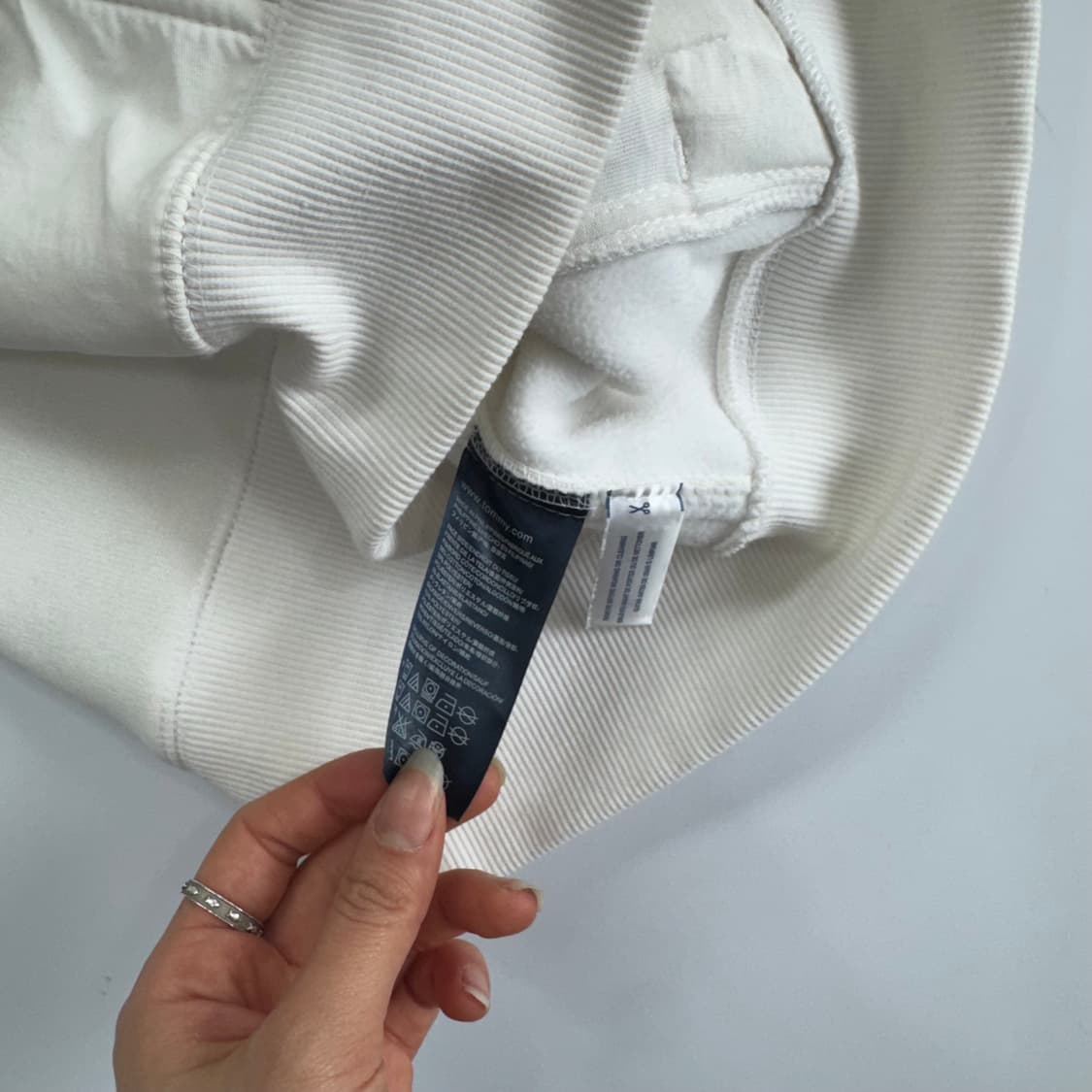 Tommy Hilfiger 타미힐피거 아이보리 집업 상품이미지7