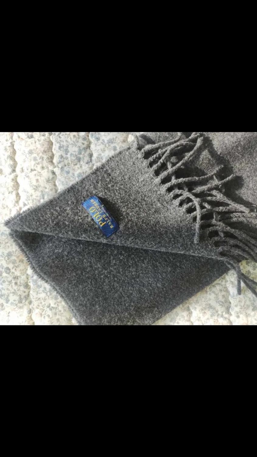 폴로 랄프로렌 램스울 그레이 머플러 상품이미지2