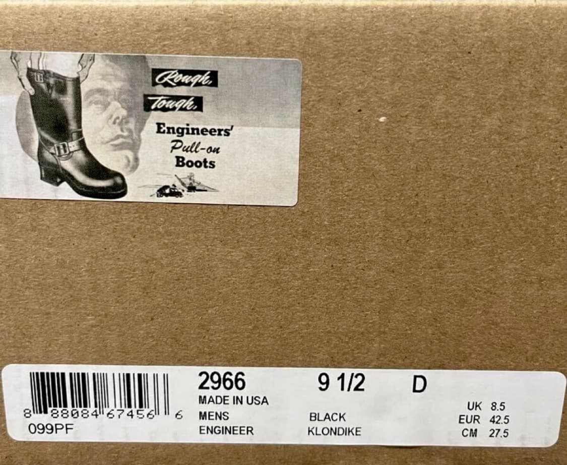 레드윙 2966 275사이즈 신품 상품이미지2