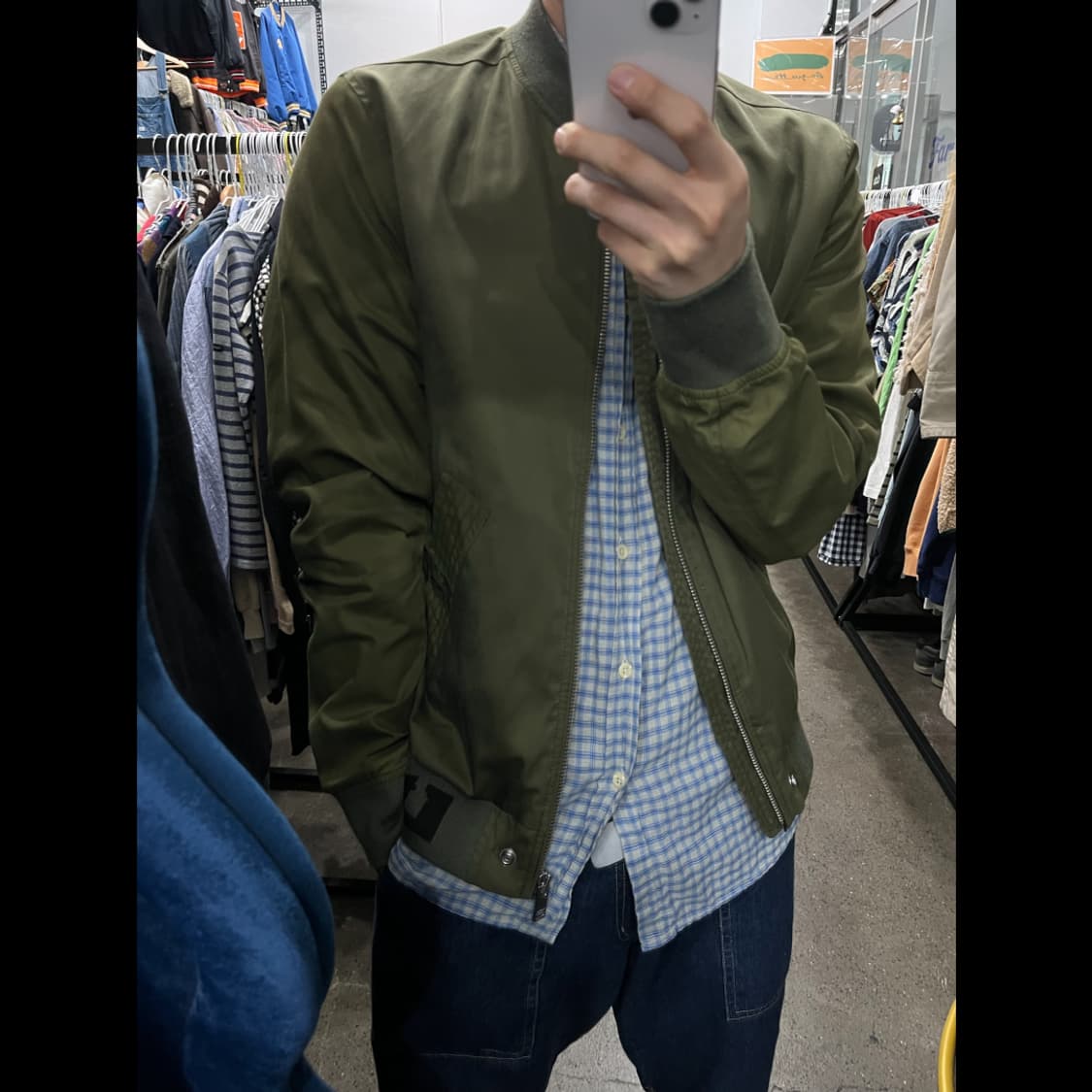 DIESEL 디젤 ma-1 봄버자켓 상품이미지3