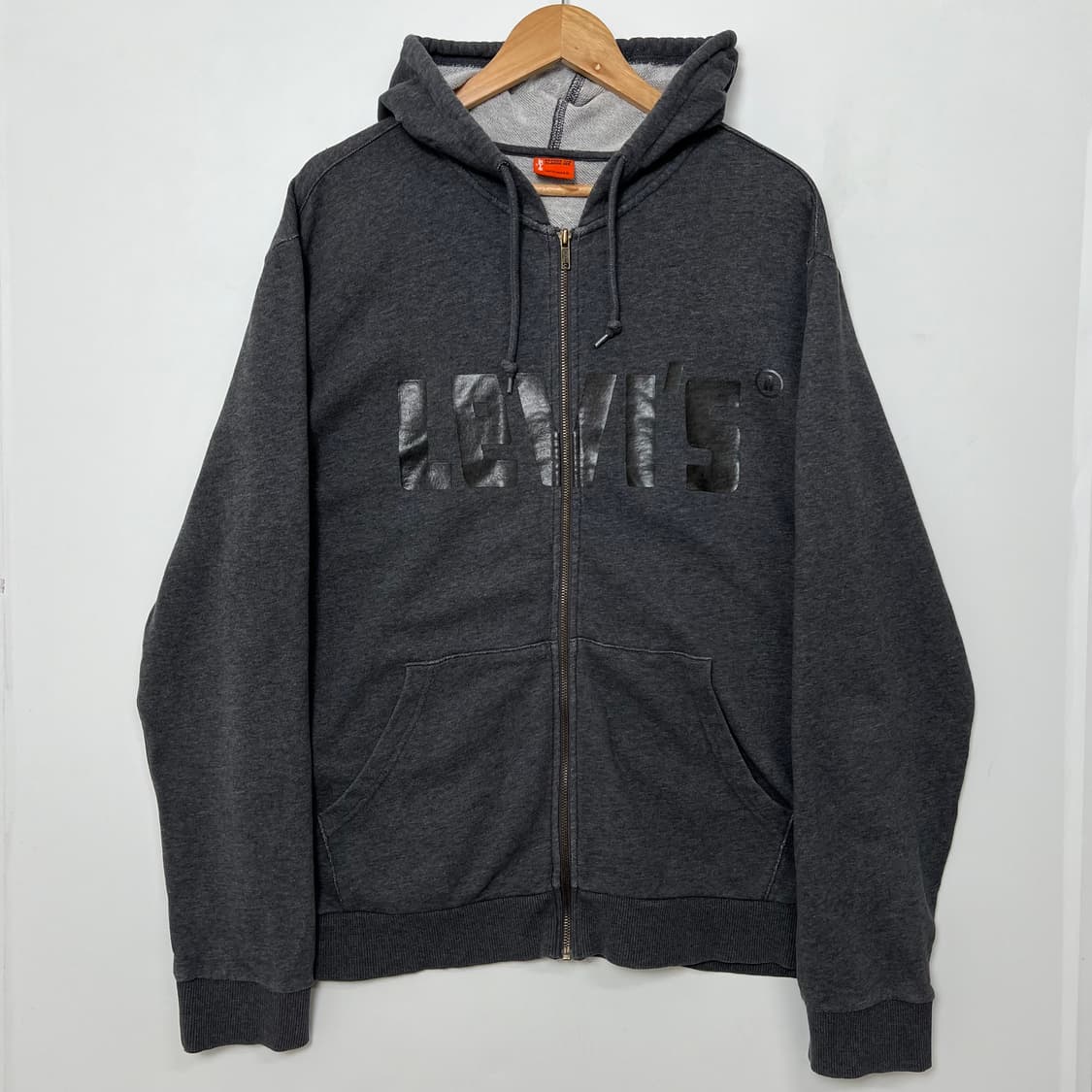 Levis 리바이스 오렌지탭 아치로고 후드집업 상품이미지1