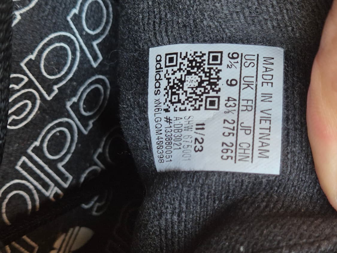 아디다스 스페지알 블랙 색상 운동화 275mm입니다. 실착 1회만 해서  상품이미지5