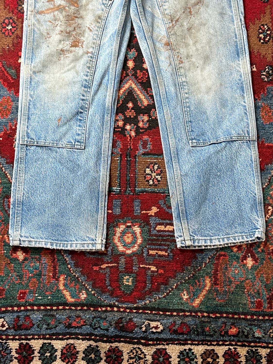 OG 칼하트 데님 더블니 팬츠 칼하트 B73 썩블니 상품이미지7