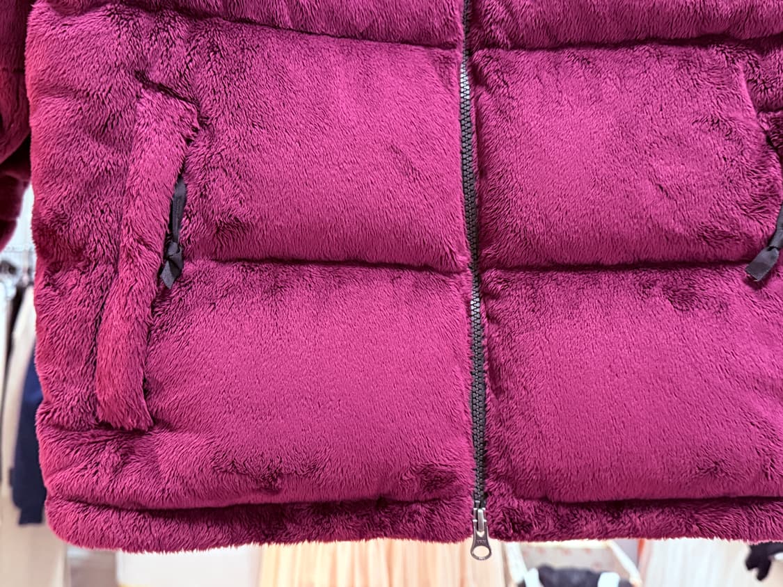 노스페이스 벨루어 눕시 벨벳 숏패딩 여성용 95(M) 상품이미지5