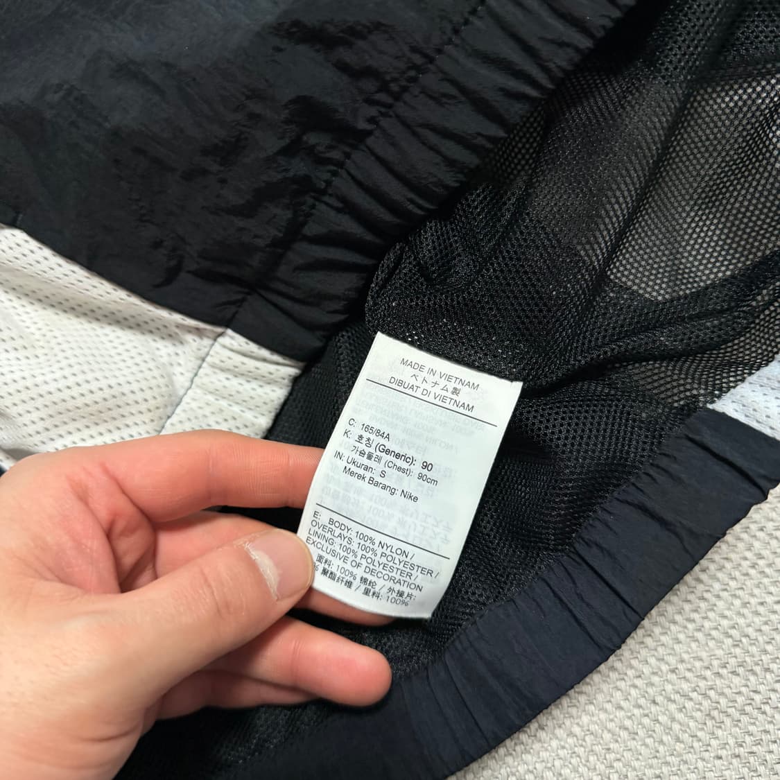 나이키 AIR 블랙 바람막이 자켓 상품이미지4