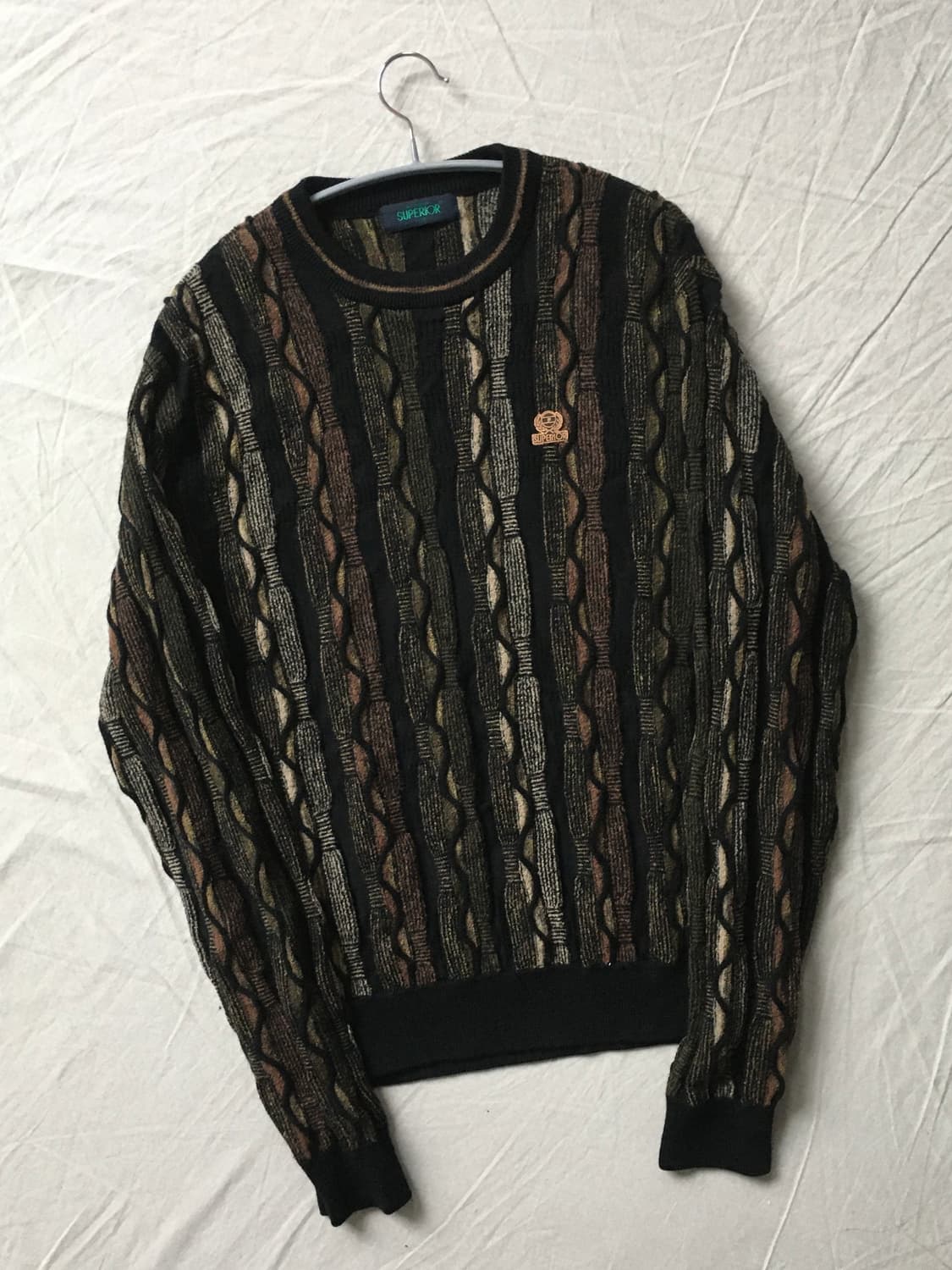 빈티지 멀티 케이블 니트 상품이미지3