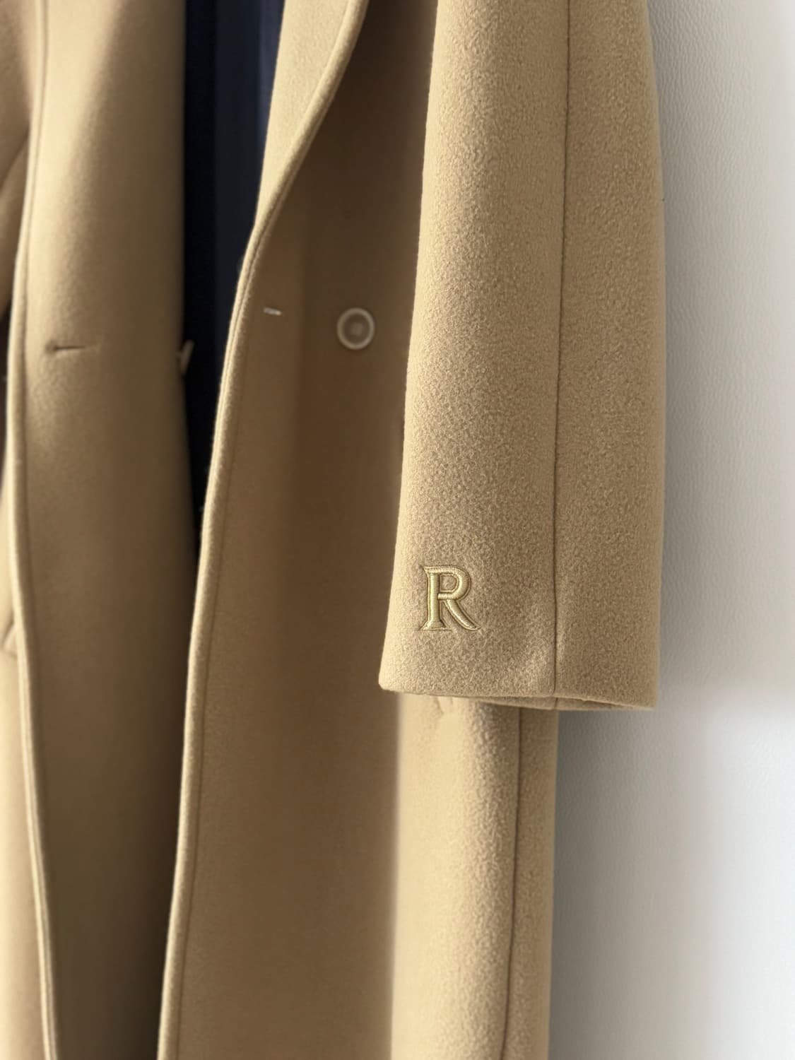 🖤 라움(Raum) 프랑스 브랜드 Roseanna 카멜 버진울 롱코트 상품이미지6