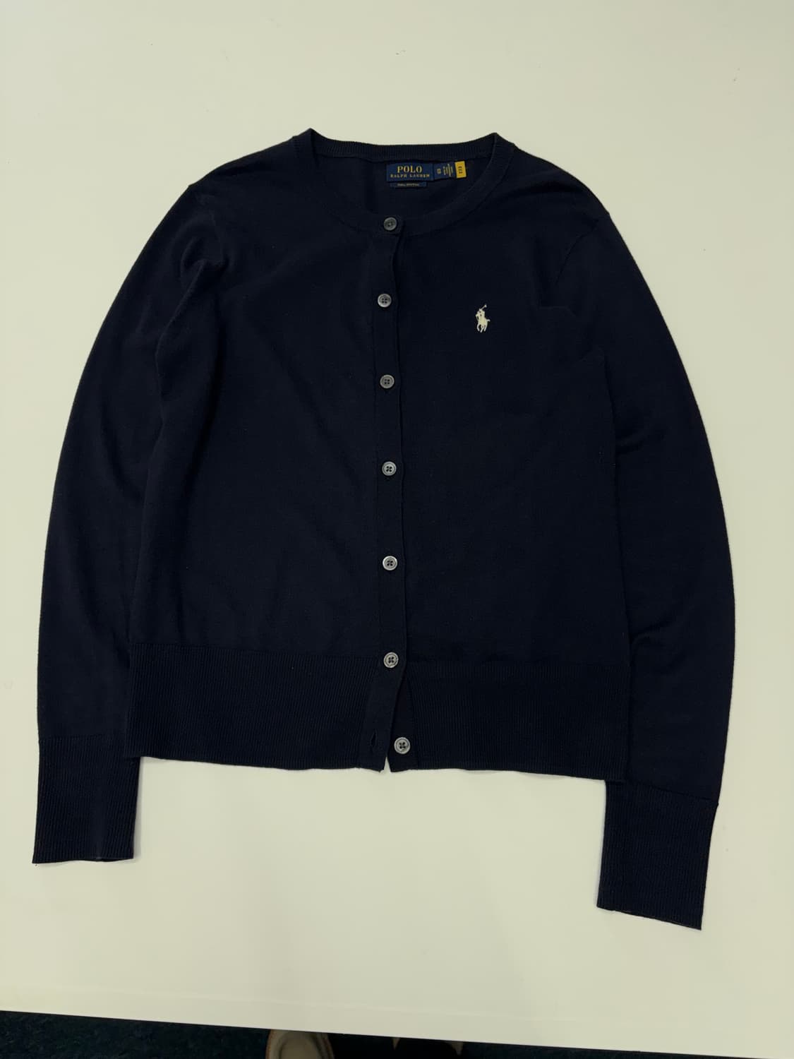 폴로 네이비 피마코튼 가디건 상품이미지4
