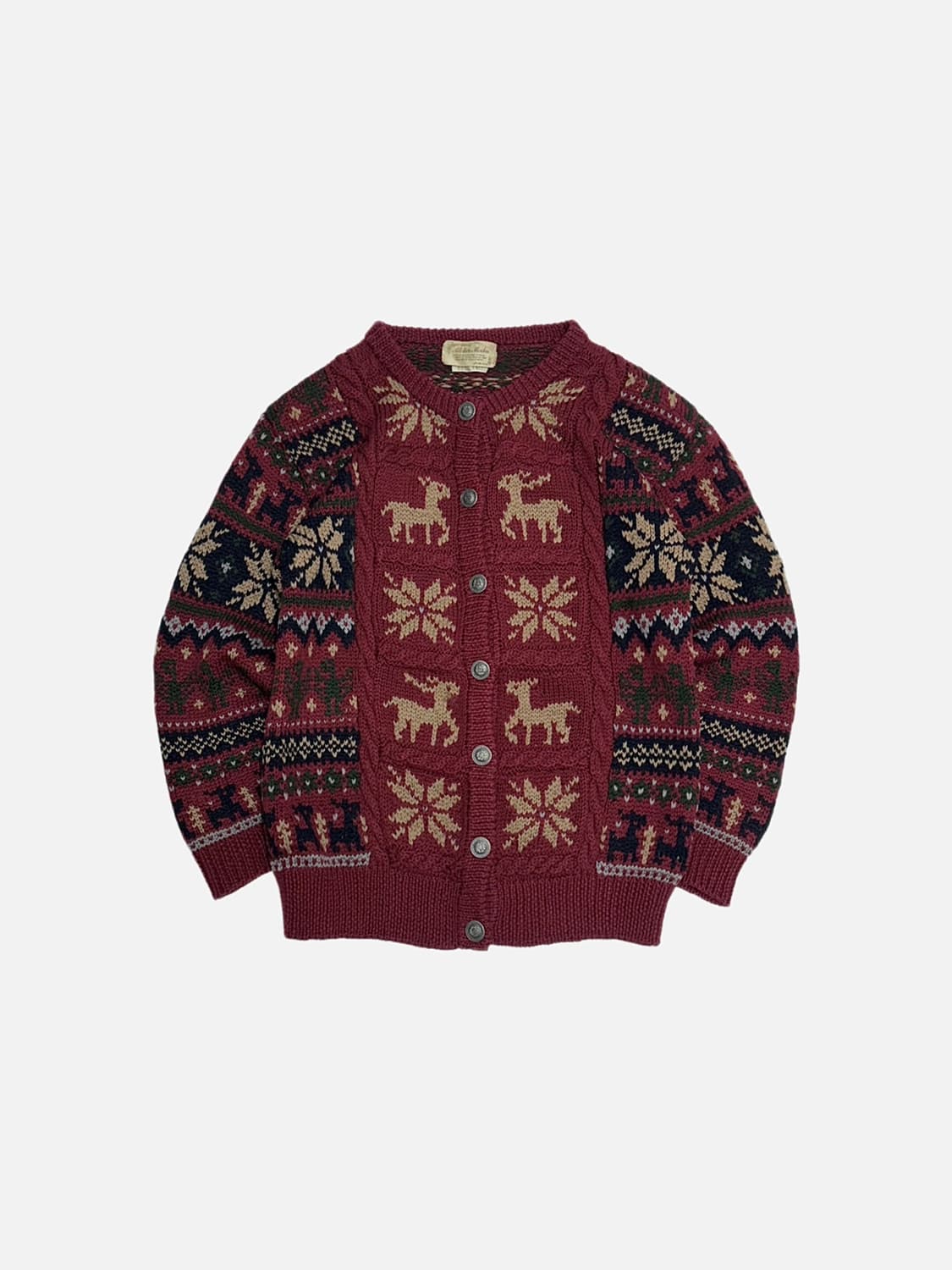 Atelier Meiku 에스닉 코위찬 니트 가디건 일본빈티지 상품이미지1