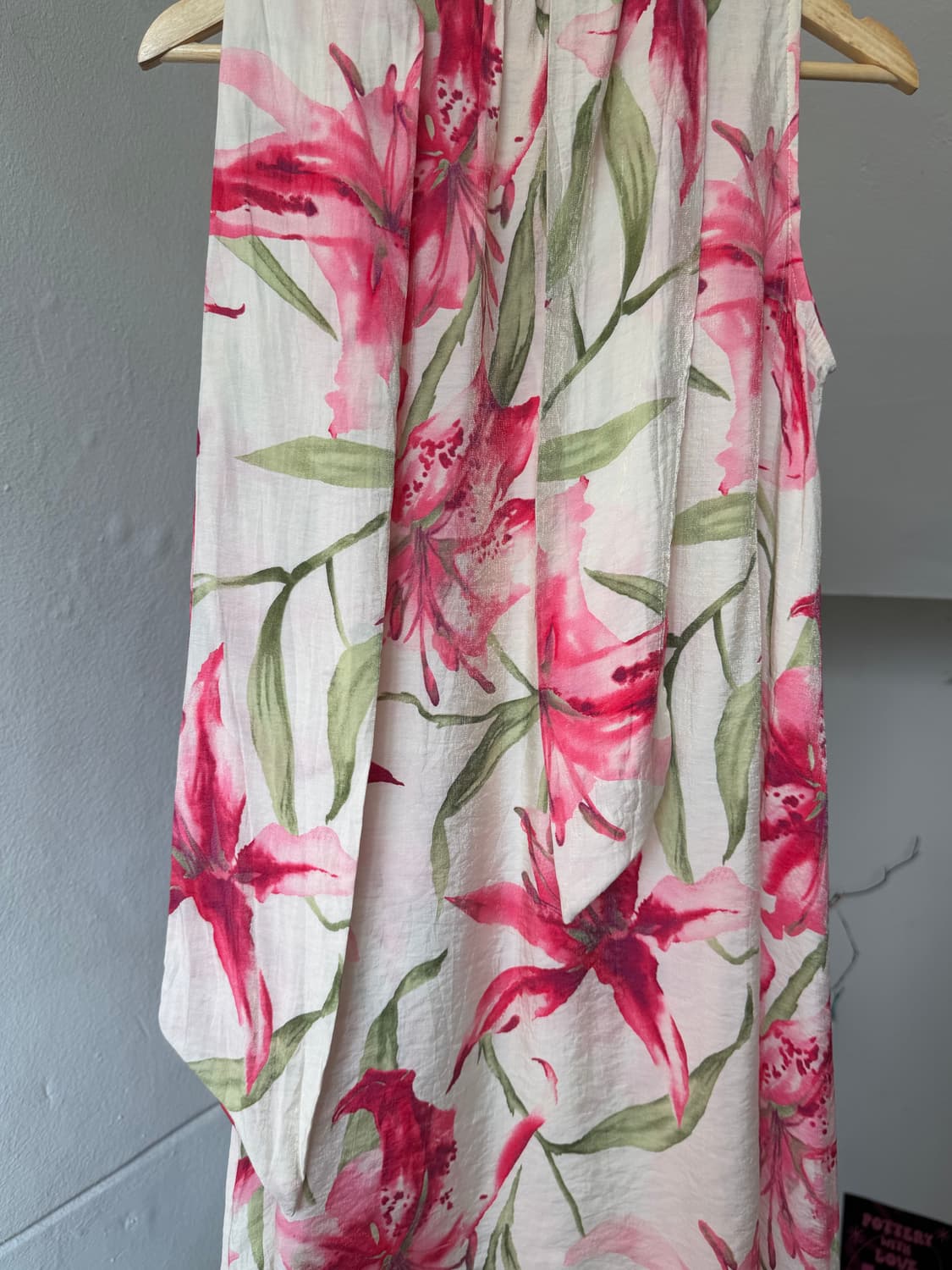 하와이안 패턴 홀터넥 원피스 상품이미지6