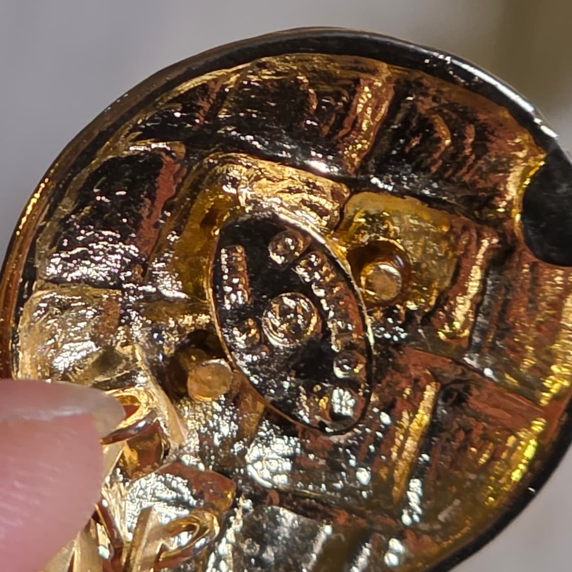 샤넬 금장 마테라쎄 cc 로고 클립온 귀걸이(귀찌) 상품이미지6