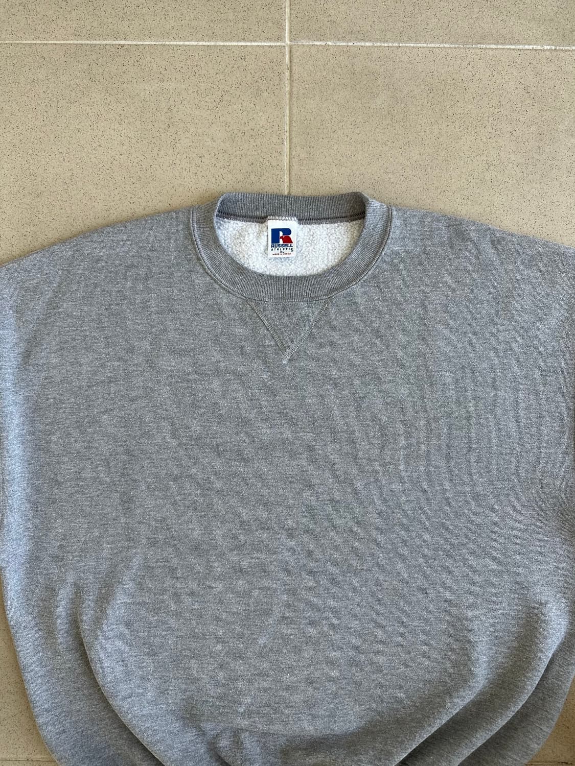 90s 빈티지 러셀 스웻셔츠 그레이 XL 상품이미지4