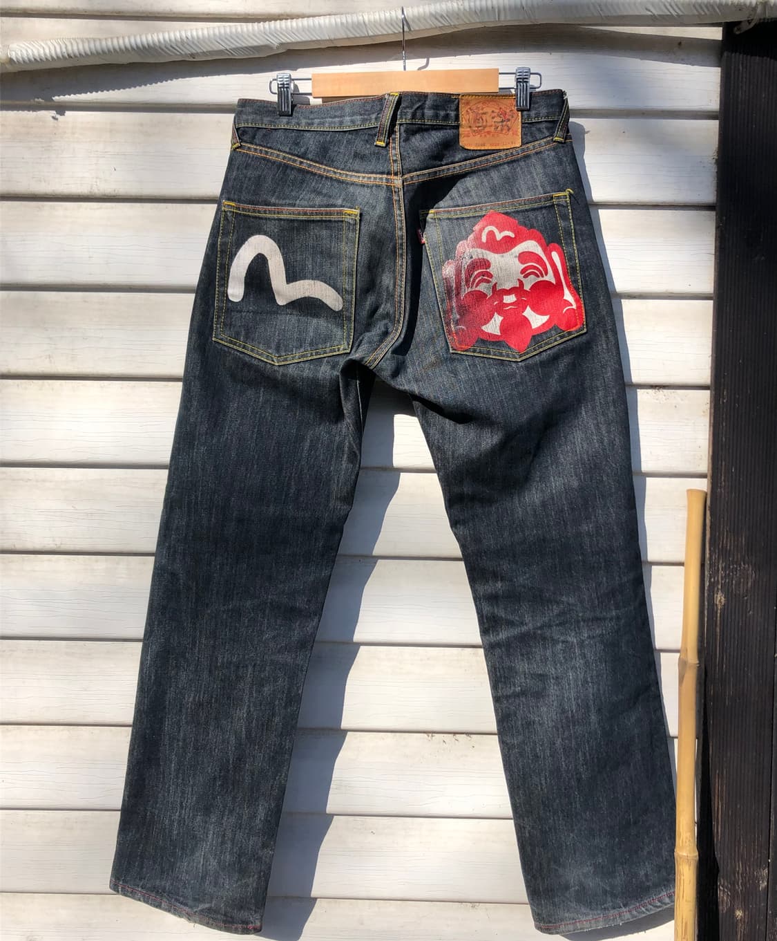 에비수(Evisu) 로고 로우데님팬츠 상품이미지1