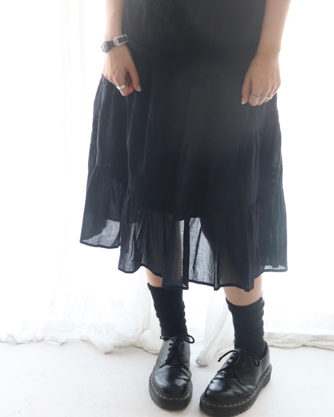 [Hysteric Glamour] Black Lace Skirt 상품이미지3