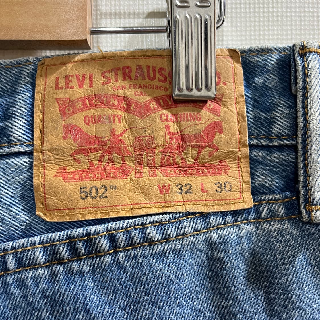 (32/30) 리바이스 알터드 502 패치워크 데님 청바지 상품이미지7