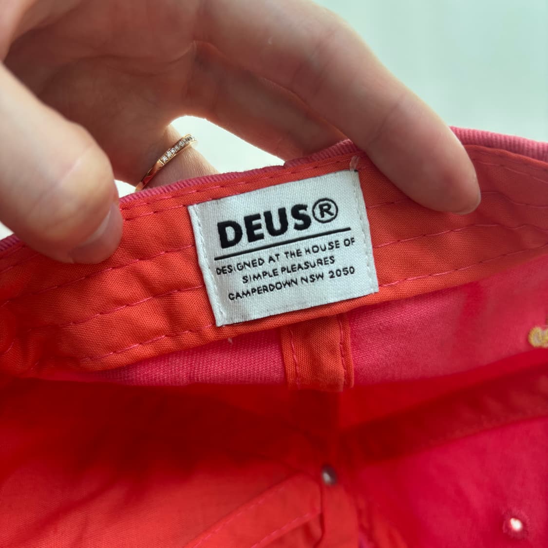 데우스 엑스 마키나 자수 볼캡 모자 (Deus Ex Machina) 상품이미지5