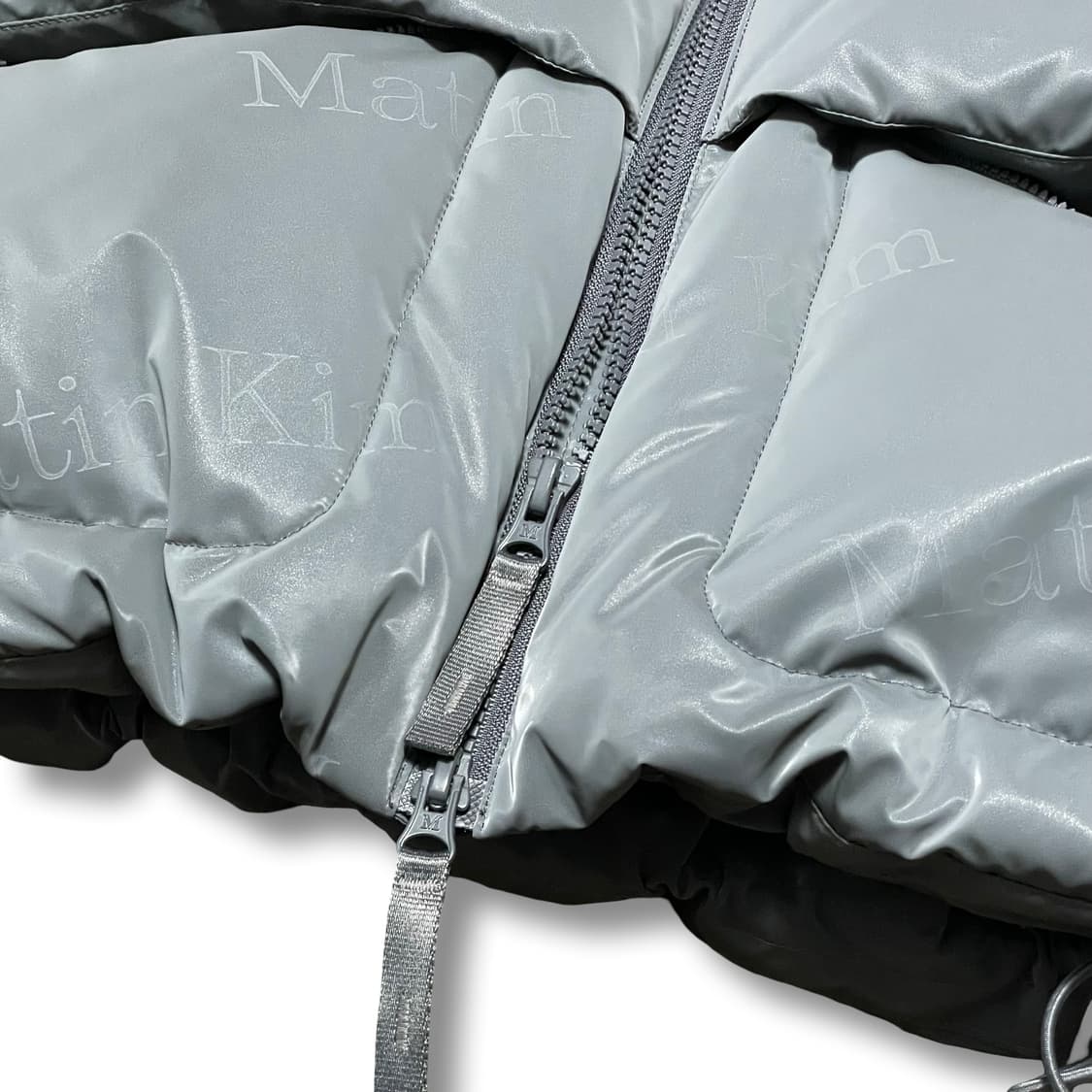 [F] 마뗑킴 덕다운 투웨이 베스트 민트급 상품이미지4