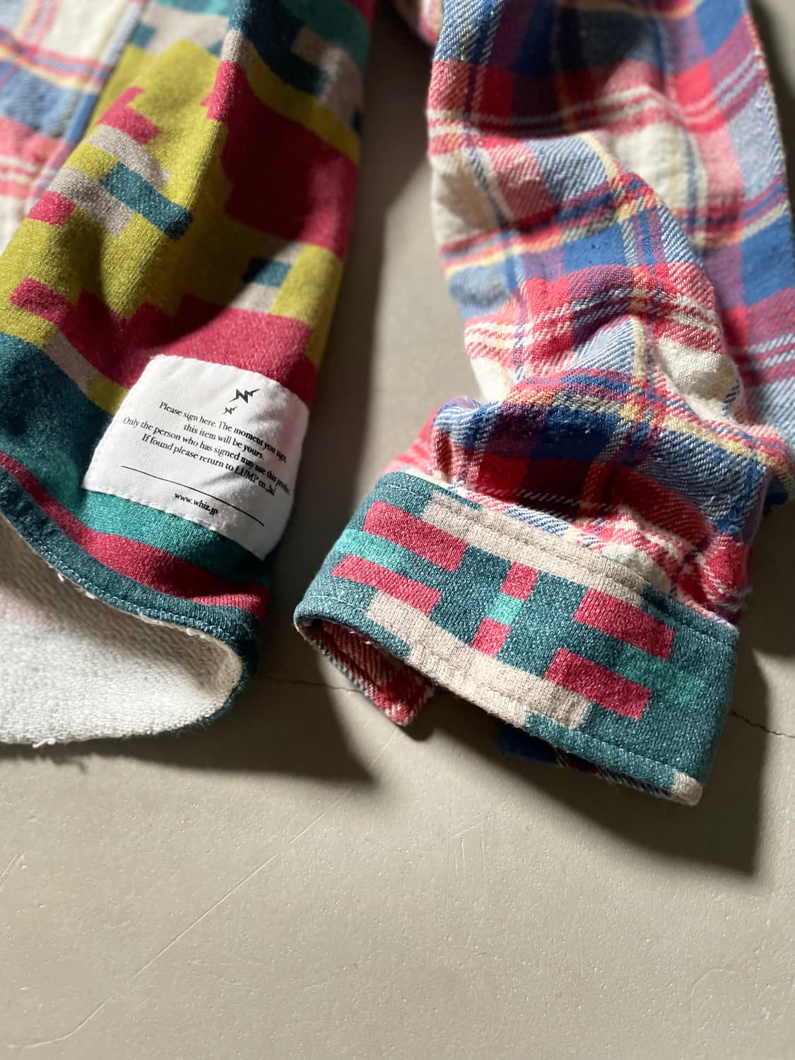 WHIZ LIMITED Reconstructed Check Shirt 상품이미지3