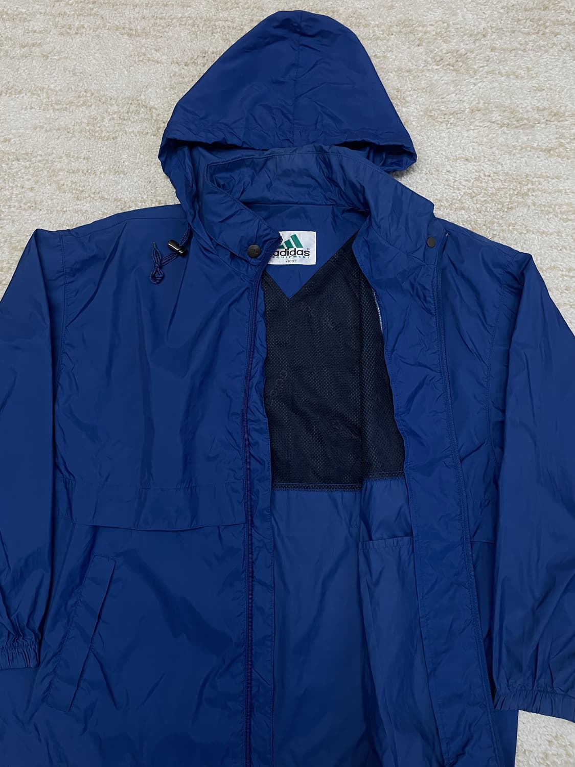[L] 90s 아디다스 이큅먼트 후디 웜업 트랙 자켓 윈드브레이커 상품이미지4