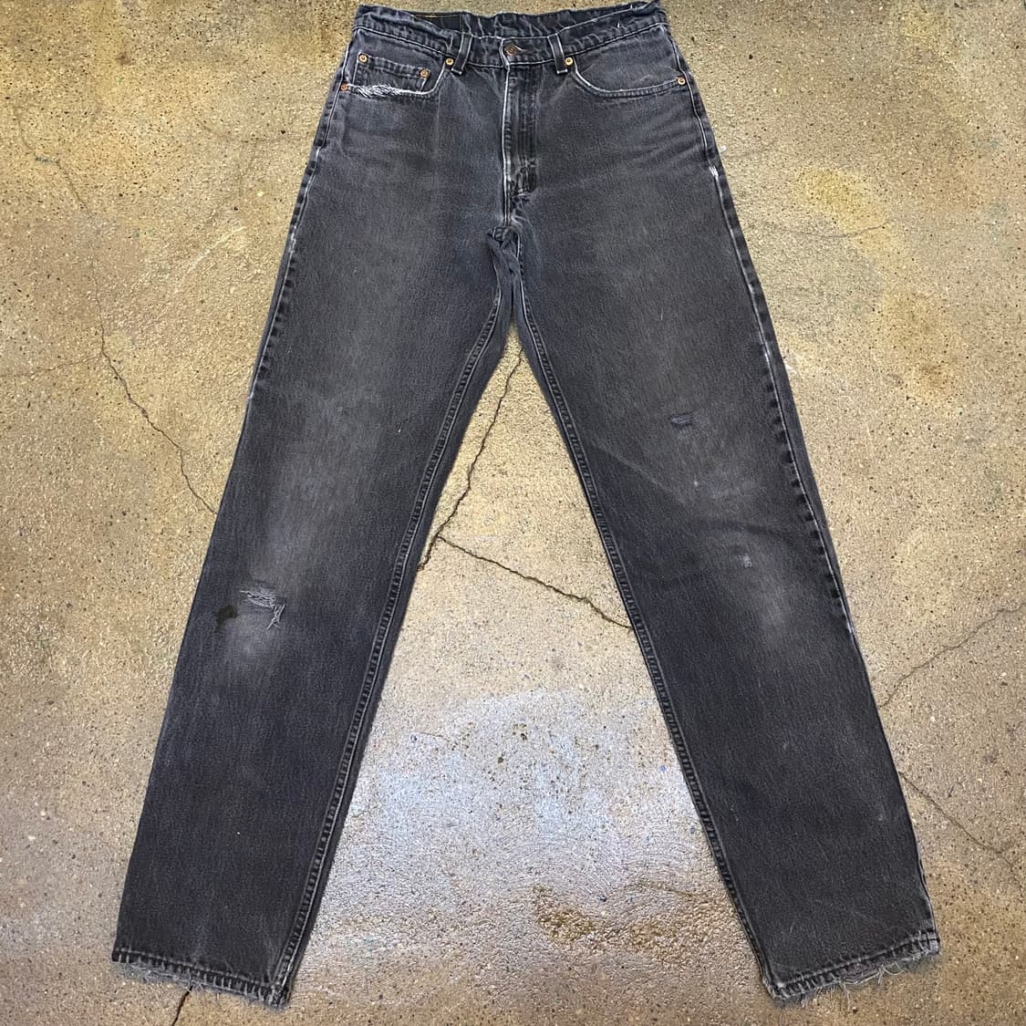 레어 90s Made in USA 빈티지 리바이스 550 블랙진 청바지 상품이미지1