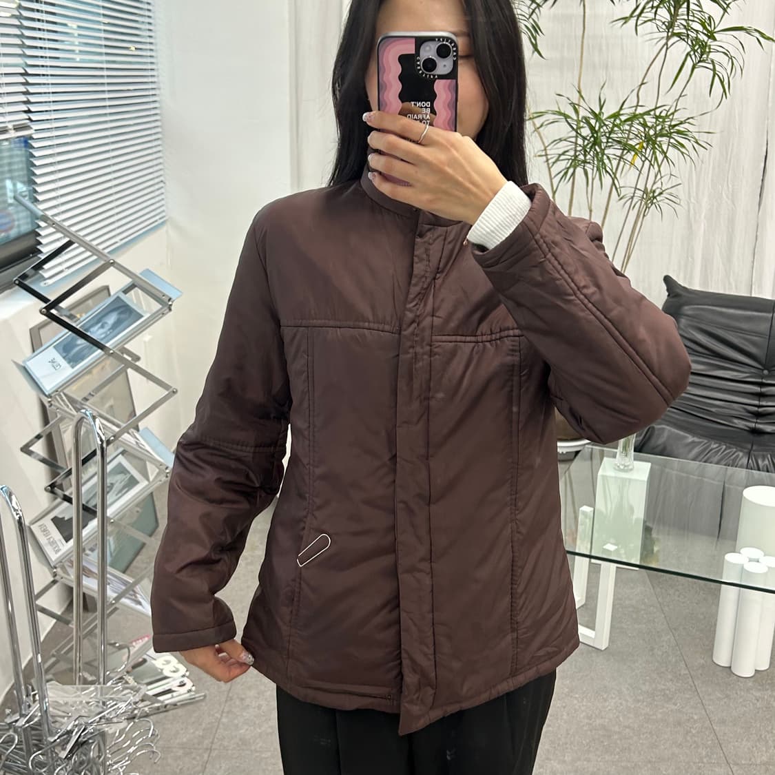 ADDRESS 스탠칼라 패딩자켓 상품이미지3