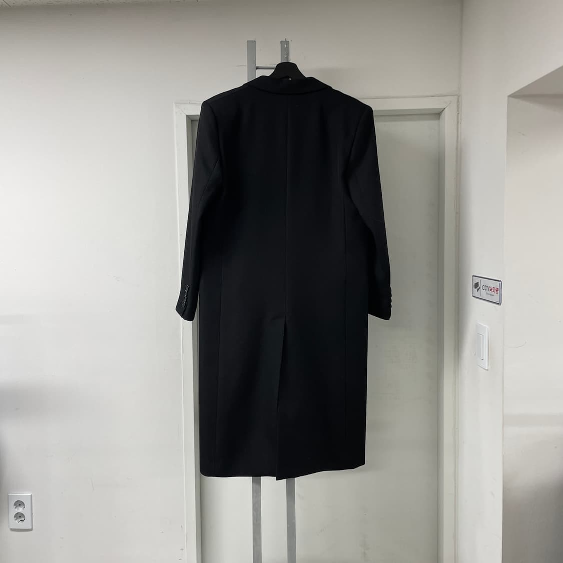 AMI 아미 싱글 블랙 코트 48 상품이미지7