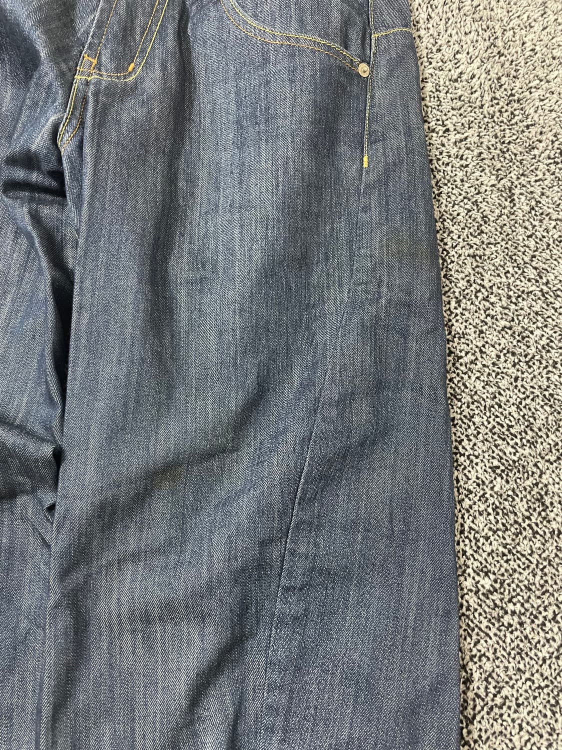 빈티지9. 에비수 진스 로고 데님 청바지 팬츠 갸루 오네갸루 상품이미지6