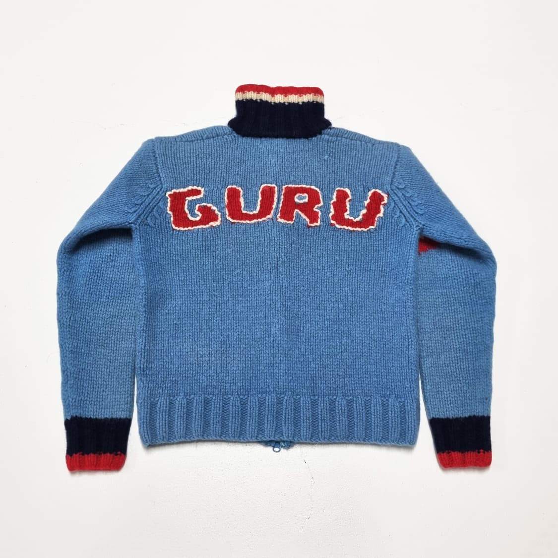 빈티지 GURU 코위찬 니트 자켓 - M 상품이미지2