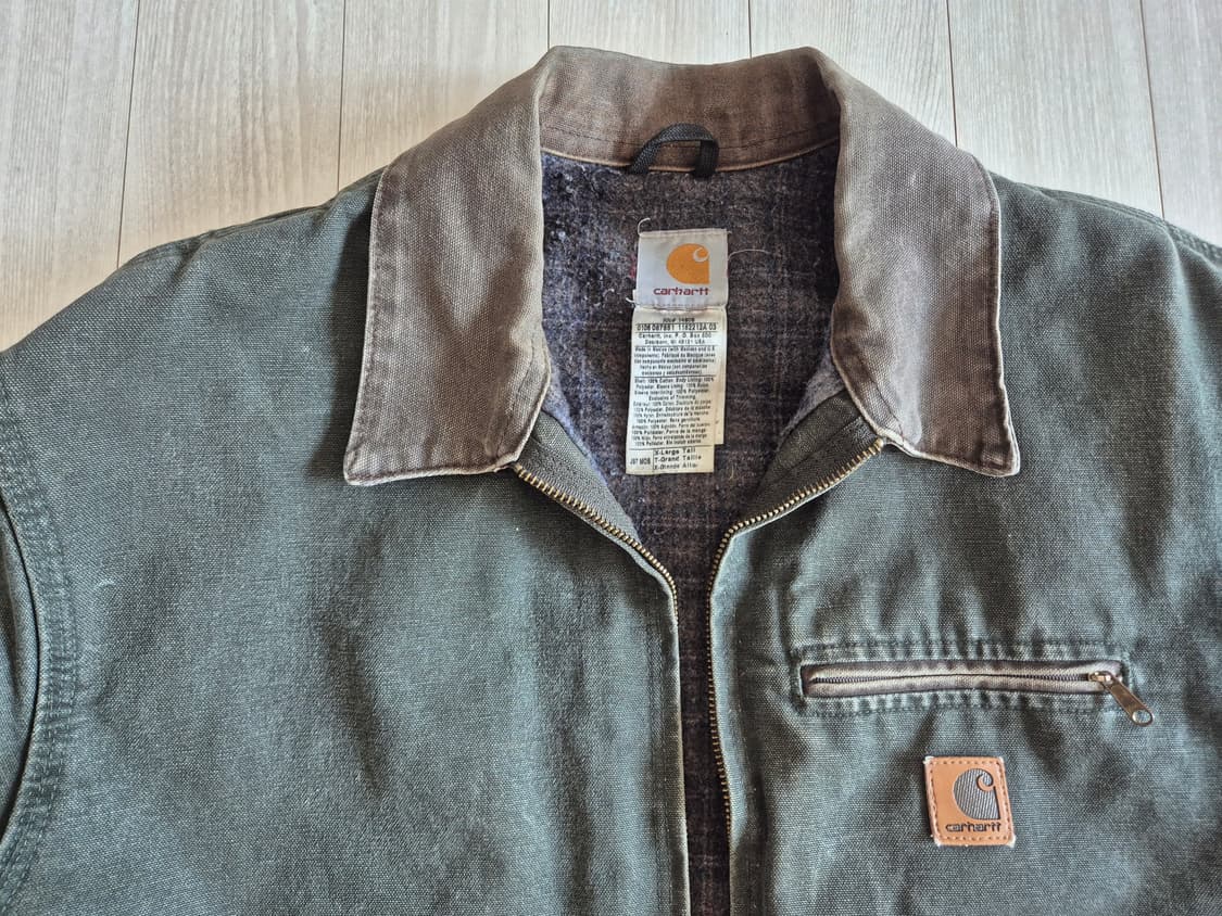 칼하트 J97 디트로이트 자켓 mos XL TALL 상품이미지3