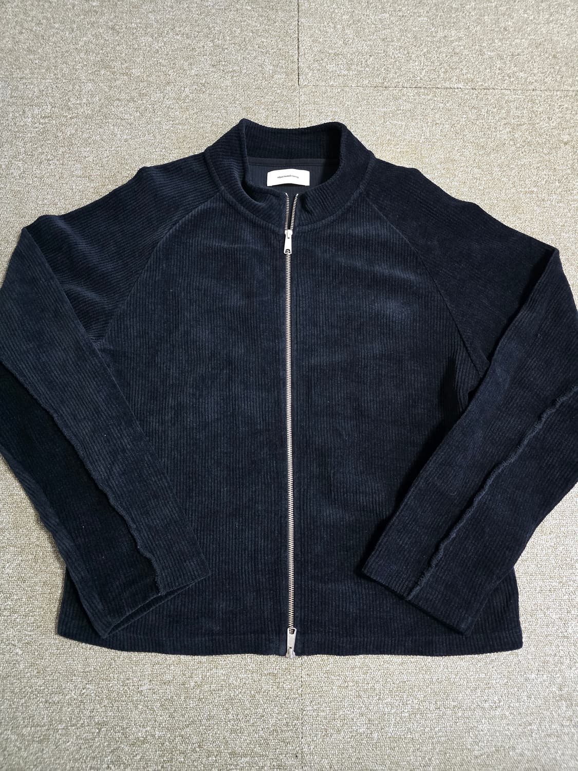 mfpen 엠에프펜 코듀로이 지퍼 재킷 L 미사용 래글런 슬리브 파카 상품이미지1