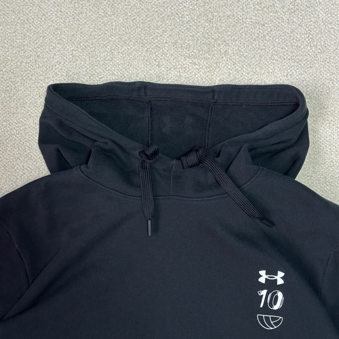 언더아머 KIM Terry 로고 후드티 상품이미지5